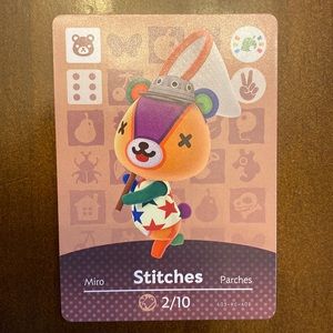 Stitches amiibo card